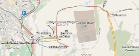 Map 20 - Gethsemane to Calvary