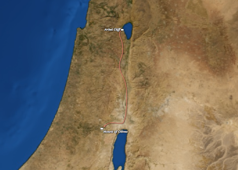 Map 29 - Final Trip to Jerusalem